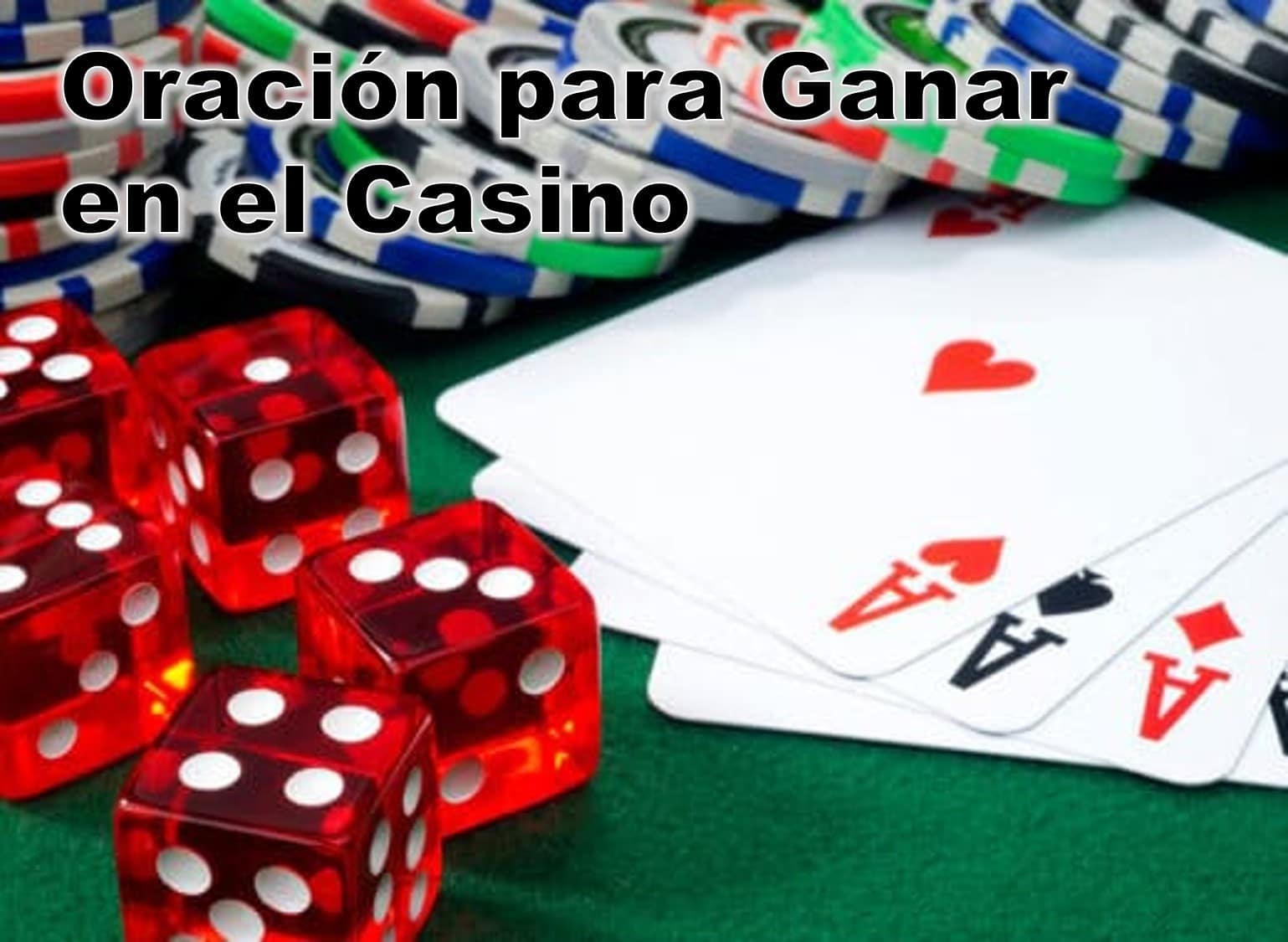 Oración para Ganar en el Casino
