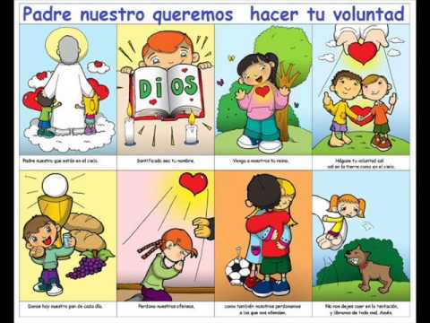 padre nuestro para niños