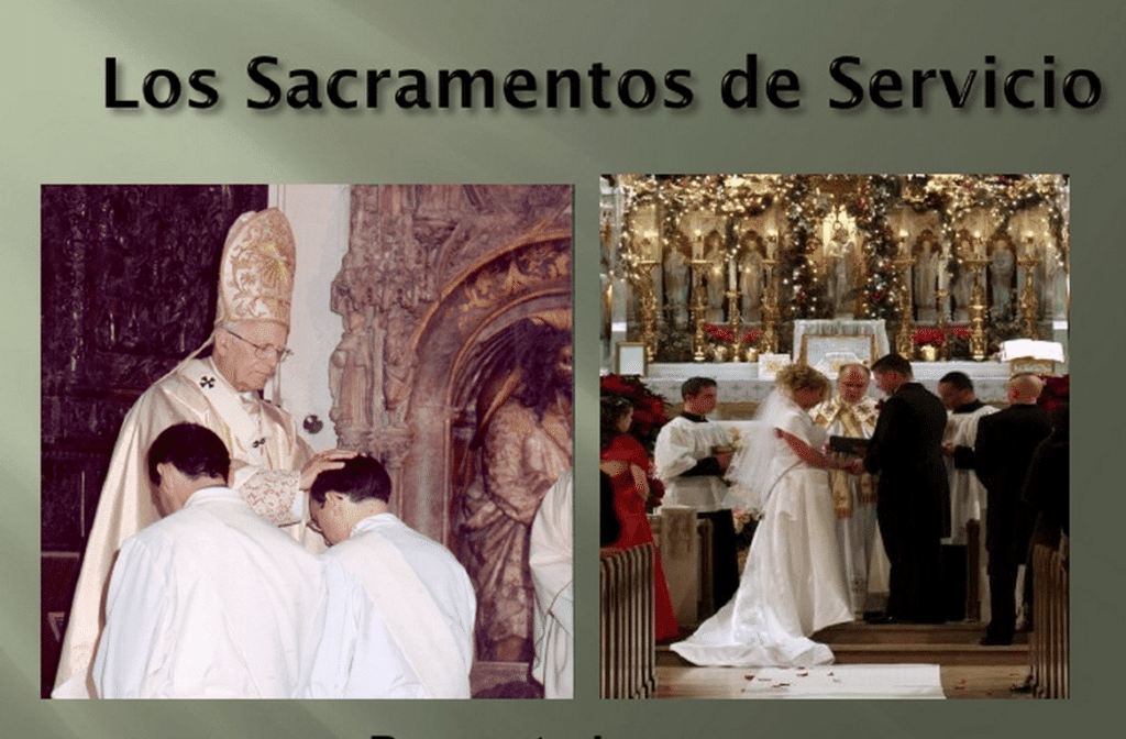 LOS SACRAMENTOS DE SERVICIO DE LA COMUNION, CONOCELOS